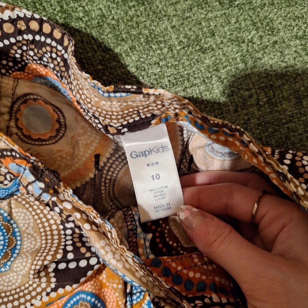 Gap Women's Multicolor Patterned Cargo Shorts - image 4